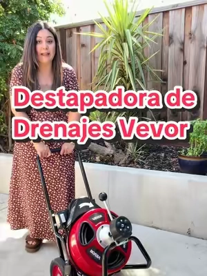 Para drenajes tapados, esta sí viene preparada para el trabajo pesado #sewersnake #plumbingtools #draincleaner #Vevor #TikTokShopFallDealsForYou @VEVOR Home Improvement 
