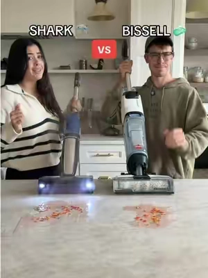 Which vacmop is the best? Bissell or Shark? #vacuummop #vacmop #mopping #floorcleaning #bissellcrosswave 