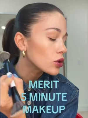 no filter just REALLY GOOD makeup 🤍 srsly looks like skin @MERIT Beauty 