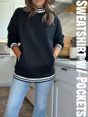 Comfy & Cute?! Sold! 🙌🏼 ⚽️🏀🏈⚾️🥎 #gamedayfit #momstyle #oversizedsweatshirt #sportsmom #comfystyle 