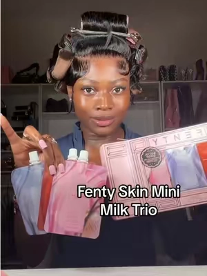 Fenty Skin Mini Milk Trio Vanilla Dream, Fenty Fresh & Amber Bouquet #tentyskin #fentybuttadrop #fentysuperbrandday #fentyholidayset #TikTokShopStockUp @Fenty Skin 