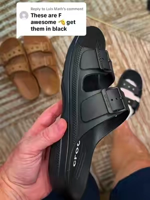 Replying to @Luis Math These fit so nice 🔥🐊🔥#tiktokshopcreatorpicks #TikTokCreatorSearchInsightsIncentive #crocs #slides #sandals 