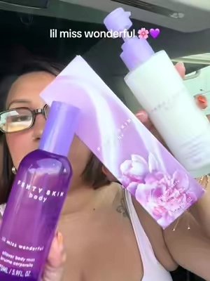 a sweet and angelic floral gourmand @Fenty Skin @Fenty Beauty #fentyskin #lilmisswonderful #fentybeauty #fentysuperbrandday  