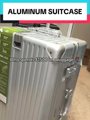 The ultimate luxury suitcase! #suitcase #luxurysuitcase #luggage #traveltok #tiktokshopcreatorpicks 