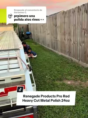 Respuesta a @Geronimo C.  ##renegadeproductsPro Red Heavy Cut ##metalpolish24oz – High-Strength Aluminum & ##StainlessSteelPolishfor Oxidation & Restoration ##TikTokShopBlackFriday##paratiiiiiiiiiiiiiiiiiiiiiiiiiiiiiii