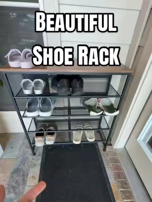 Beautiful 5 Tier Metal Shoe Rack