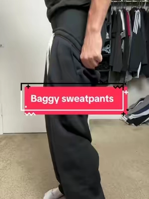 6’2 175 wearing XL #baggysweats #sweatpants #comfy 