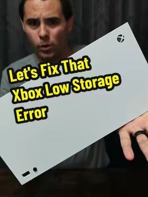 Let's Fix Your Xbox Low Storage Error so your ready for the new gta6! #xbox #upgrade #storage #gta6 #tiktokshopstockup 