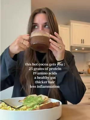A morning hot cocoa is my favorite part of breakfast🍫☕️

#ballerinafarm #bonebroth #bonebrothhotchocolate #hotchocolate 