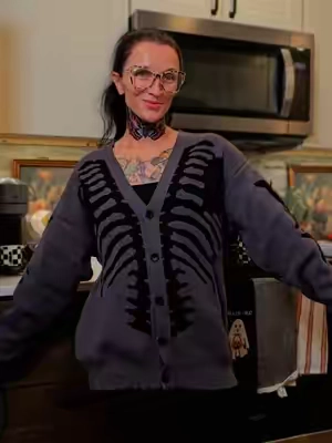 I am going to need every color asap!! Freaking obsessed with this cardigan!! I did size up 2 sizes to a large for a more oversized fit. The buttons are functional and the cardigan is so so soft. Snag it in the orange cart🍂 Also, enjoy the rare occasion I make videos with my hair up😂 *I am 5'2 115lbs*