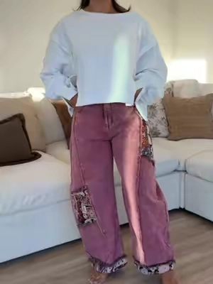These vintage jeans are so cool🤩🩷 #tiktokshopfalldealsforyou #falldealsforyou #barreljeans #womensfashionstyle 