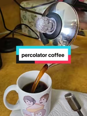The way coffee should be made✨️ #percolator #coffee #percolatorcoffee #qvcloyaltyprogram #coffeetiktok @QVC, Inc 