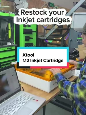 Great savings getting the inkjet head or cartridge now during the 6 year anniversary sale!  @xTool Official US #xtoolm2 #laserengraving #laserprinting 