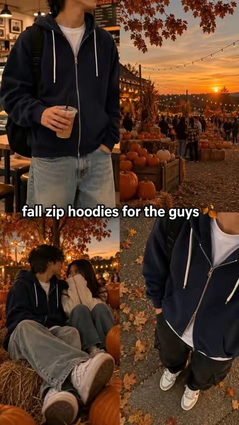 #navyzip #zipup #ziphoodie #fallaesthetic 
