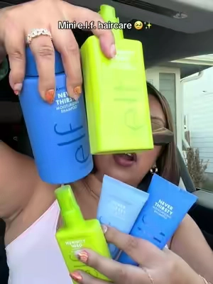 New @e.l.f. Hair @e.l.f. Cosmetics hair products! #elfcosmetics #eyeslipsfaceclouds #haircareproducts  #elfhaircare #stockingstufferideas 