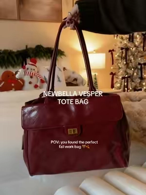 i’m obsessed with this color🍷#newbella #fallbag #totebag #everydaybag #workbag 
