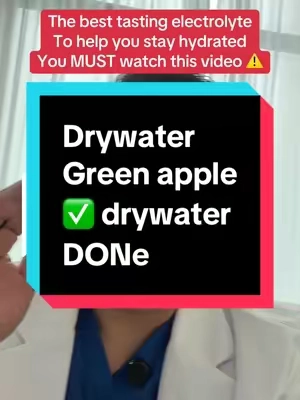 Replying to @Omar’s 2GR the reason why @DryWater tastes so good is because if uses real fruit to give its sugars and taste instead of stevia and added sugars. Just a quick disclaimer: While I’m a licensed pharmacist, the advice I share here is for general educational purposes only. Always check in with your own doctor or healthcare provider for personal medical advice.  #electrolytes #electrolytepowder #hydration #musclecramps #hydrationtips 