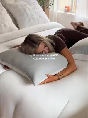 Basically two pillowcases in one ☁️✨😴