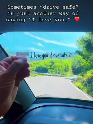 It’s not just a reminder to drive safe… it’s a reminder that someone is waiting for you at home.#drivesafe #iloveyou #caraccessories #giftideas #fyp 