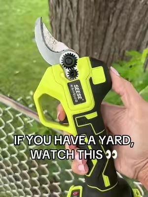 Cleared up those neighbors branches quick 😳 #seese #pruningshears #yardtools #gardentools #yardwork 