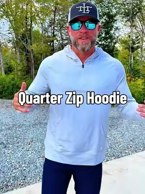 Take it to the course, the gym, or just everyday wear! #quarterzip #hoodie #mensathleticwear #mensclothing #men @Nimrods_habitat 