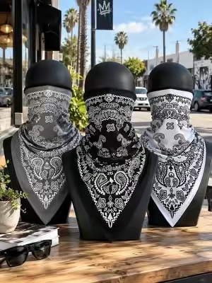 Yeomoo Paisley Print Bandana Scarf #dirtbikelife #bandana #fyp 