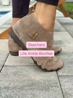 Skechers Ankle Booties #skechers #skechersboots #boots #tiktokshopfalldealsforyou #qvcloyaltyprogram @QVC, Inc 