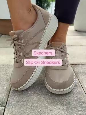 Skechers Wilshire Slip On Sneakers #skechers #slipons #sliponshoes #qvcloyaltyprogram #tiktokshopfalldealsforyou @QVC, Inc 