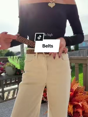 The easiest way to make any fall outfit look instantly more put together 🤌🏼 This women’s leather belt with gold buckle comes in both black and brown. #WomensBelt #FallOutfitIdeas  #TikTokShopBlackFriday #TiktokShopFallDealsForYou 