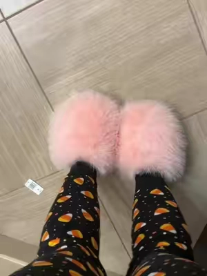 This is not a joke. I can't be without them lol #cuteslippers #aestheticslippers #fuzzyslippers #sohochic #tiktokshopfalldealsforyou 