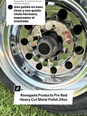 Respuesta a @Michael Alpizar  ##Renegade##renegadeproductsPro Red Heavy Cut ##MetalPolish24oz – High-Strength Aluminum & ##StainlessSteelPolish for Oxidation & Restoration ##TikTokShopBlackFriday