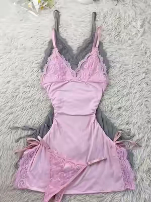 Amazing!!! #2pieceset #nightdress #comfortable #solid #tiktokshopbalckfriday #tiktokshopcreatorpicks #spotlightfinds #pajamas 