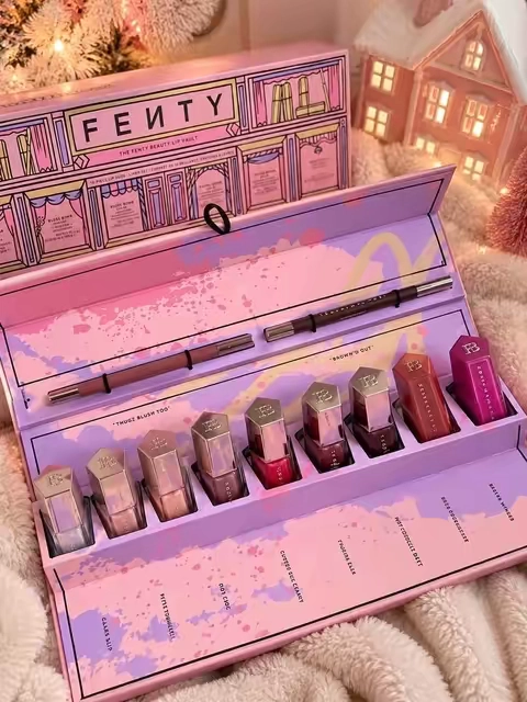 2026 holiday sets are here!! And Fenty brought their new lip vaults!  This is not PR. immediately run because these are gonna sell out so fast #fentylipvault #fentyholiday #fentyholiday2026 #fentybeauty #holidaygiftideas 