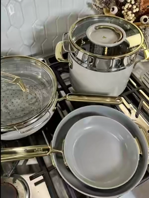 Ninja Neverquit 12 piece Ceramic cookware @Ninja Kitchen #ninjaneverquit #cookware #potsandpans #cookwaresets 