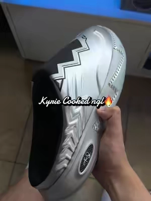Kyrie cooked on these slides
