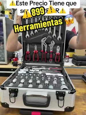 899PCS Large Capacity Metal Hand Toolbox, The Ultimate Home Repair Master Set - Comprehensive Toolbox, With 4 Drawers, General Household Toolkit, Auto Repair Repair Tools#TiktokShopBlackfriday #tools #homerepair #mechanic #electrician 