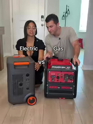 The price difference is actually insane especially for this doing the same thing #generator #gasgenerator #poweroutage #powerinverter 