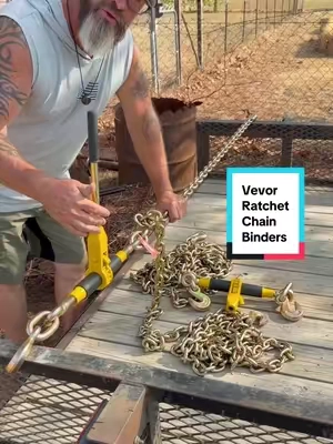 Serious hauling calls for serious tie-down gear! 💪⛓️ These ratchet binders make securing equipment quick and solid. #VEVOR #RatchetBinder #TrailerEquipment #TractorLife #HeavyDutyTools @Haidee_Collab @VEVOR Outdoor Store @VEVOR Store @VEVOR Automotive Store 
