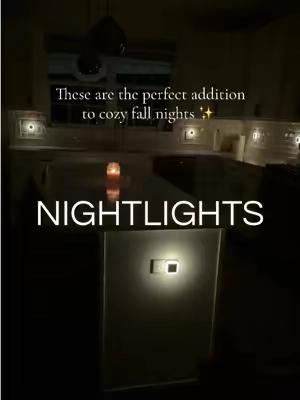 With evening getting darker faster I love anything that adds cozy and convenient to our home🥰✨ ##nightlights##nightlight##homeessentials##fallessentials##cozyhome