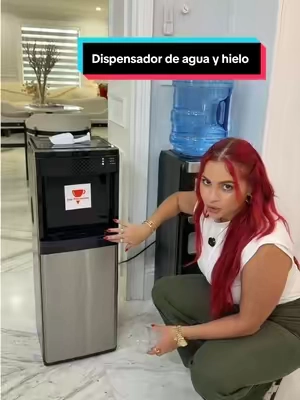 El diseño hace TODA la diferencia 👀🧊 Este tiene la hielera arriba y el botellón escondido abajo. #TikTokShopCreatorPicks #WaterDispenser #waterdispenserwithicemaker#TikTokShopblackfriday#TikTokShopCreatorPicks  