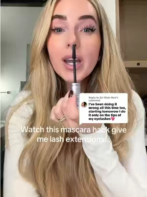 Replying to @Zoi River Rod okayyyy @tarte cosmetics = lashes for days #tarte #mascara #tubingmascara #mascarahacks #viral 