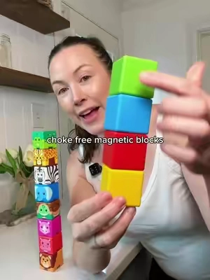 Our favorite magnetic blocks #magneticblocks #toddler