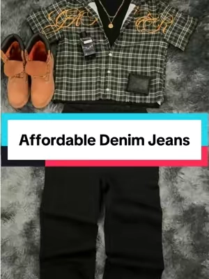 Tuff and affordable high quality denim jeans, these are definitely worth the cop🔥 #mensfashion #falloutfits #streetwear #denim #affordablefashion 