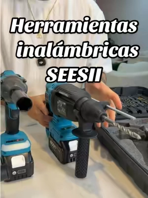 Juego de herramientas eléctricas inalámbricas 3 en 1 SEESII OFICIAL #kit #herramientas #seesii #taladro #dealsforyoudays 