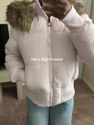 had to bring out the puffer☁️ #puffercoat #fauxfurcoat #fashionfinds #coat 