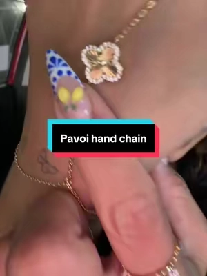 @PAVOI #handchain #cloverjewelry 