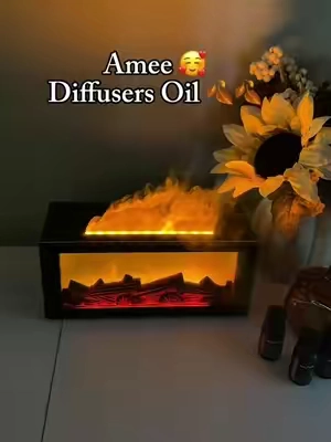 Respuesta a @Angel Velasquez Difusor de aromas en tipo chimenea, incluye la máquina tres aromas y el control #diffuseroil #BlackFriday #aromas #hogar #difusor 