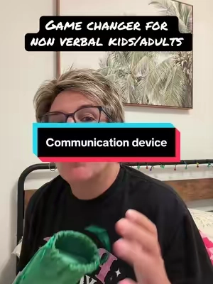 Communication device. @Joyreal Toy #nonverbal #autism #communicationdevice 