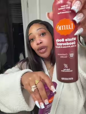 @Lume Deodorant baby who’s in that lab!!! Let’s give them a raise #lumedeodorant #cashmere #vanillagirl 