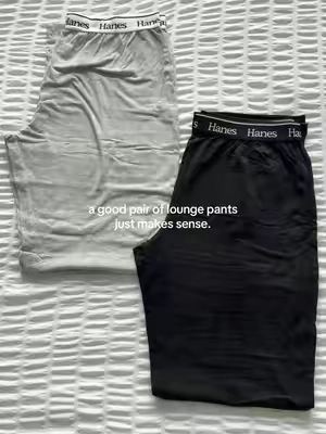 so comfy and cute🤍 #hanes #hanespartner #loungepants #loungewear #pajamas @Hanes 